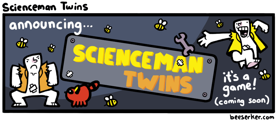 Game is called Scienceman Twins, they look the same.