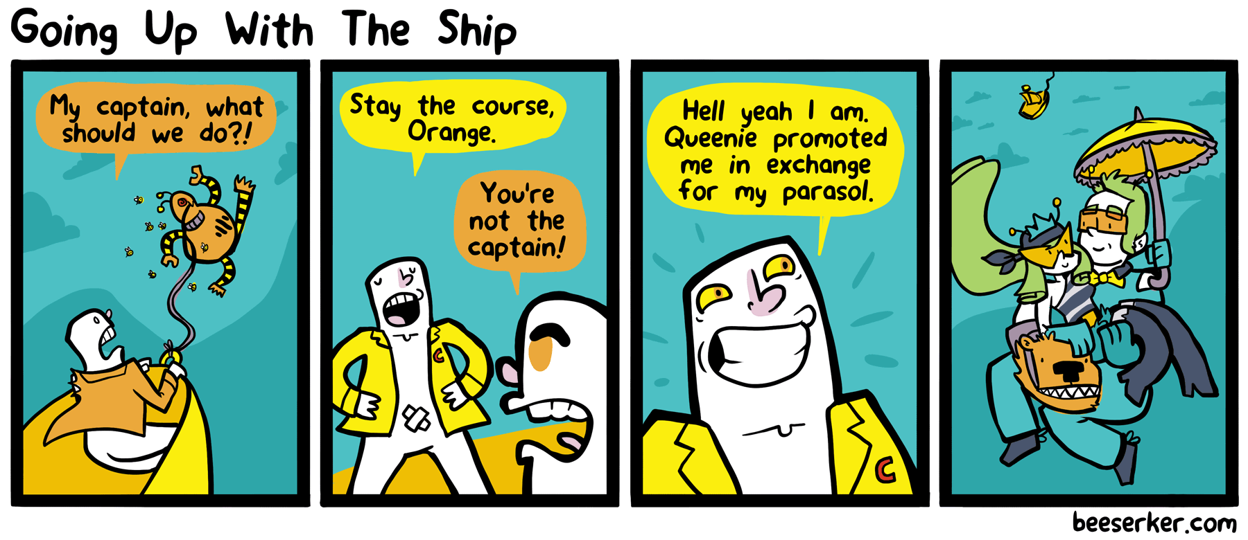 Going Up With The Ship