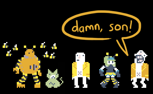 Beeserker sprites